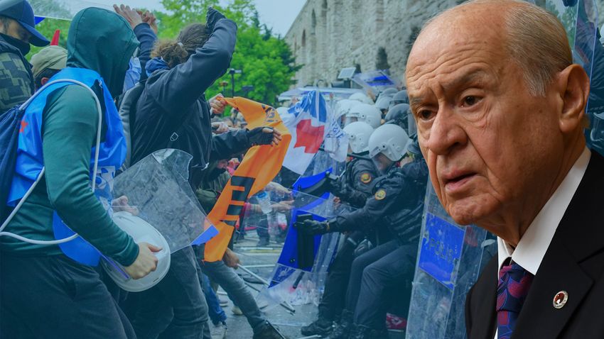 Bahçeli'den 1 Mayıs tepkisi: Başıbozuk güruhun vandallıkları medeniyetle bağdaşmıyor