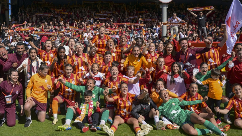 Kadın Futbol Süper Ligi'nde şampiyon Galatasaray