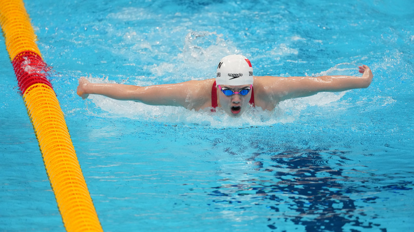 Zhang Yufei, Tokyo Olimpiyat Oyunları'nda doping kullandığı ortaya çıkan 23 sporcudan biriydi (Doug Mills/The New York Times)