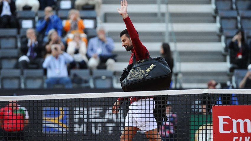 Djokovic'ten Roma Açık'a erken veda