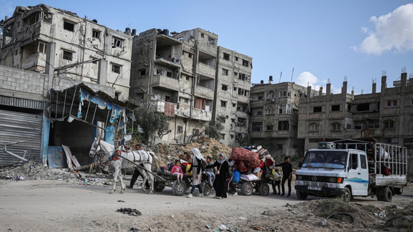 Refah'tan ayrılan Filistinlilerin sayısı 360 bine yükseldi