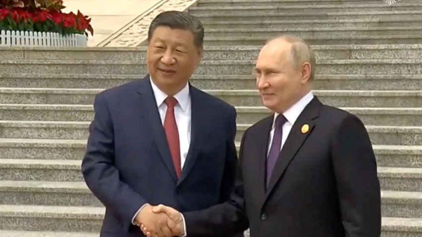 Rus lider Putin, Çin Lideri Şi Cinping ile bir araya geldi