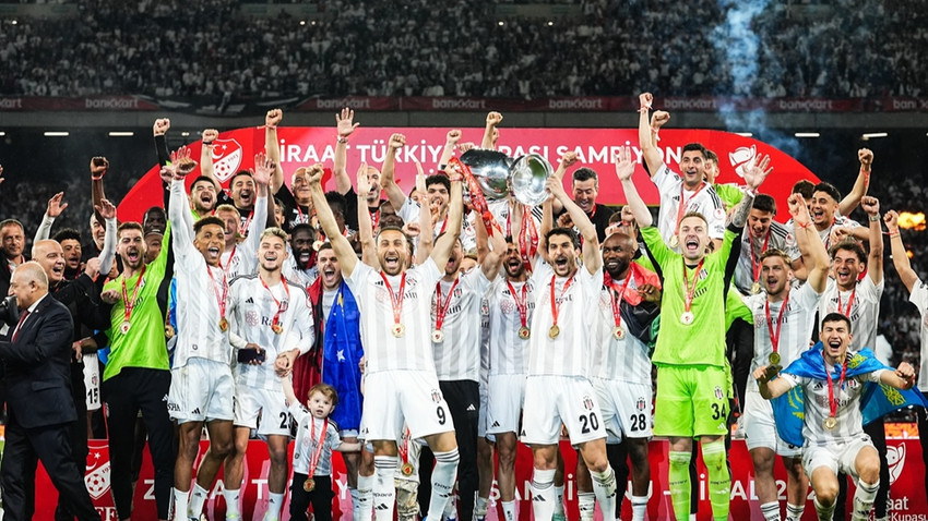Atatürk Olimpiyat'ta nefes kesen final: Ziraat Türkiye Kupası Beşiktaş'ın