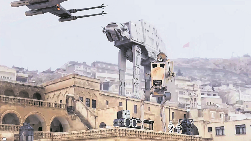 Halil Altındere, Star Wars: Mardin, 2024 3D animasyonlu video, 3D Generalist: Utku Turan PİLOT Galeri’nin izniyle