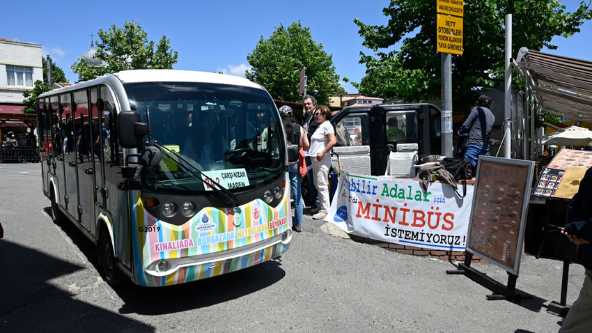 Adalar’da minibüsler mevzuata takıldı!