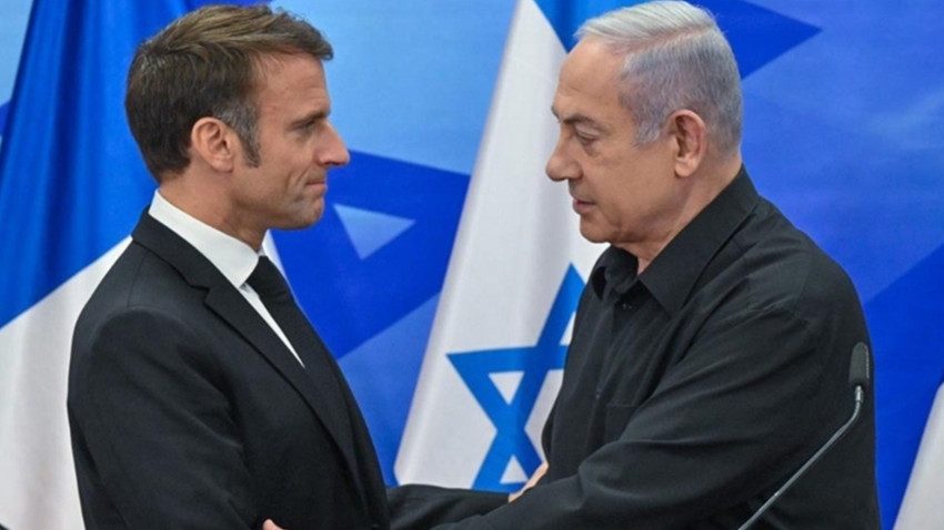 Macron'dan Netanyahu'ya: Bölgeyi savaşa sürüklüyorsunuz