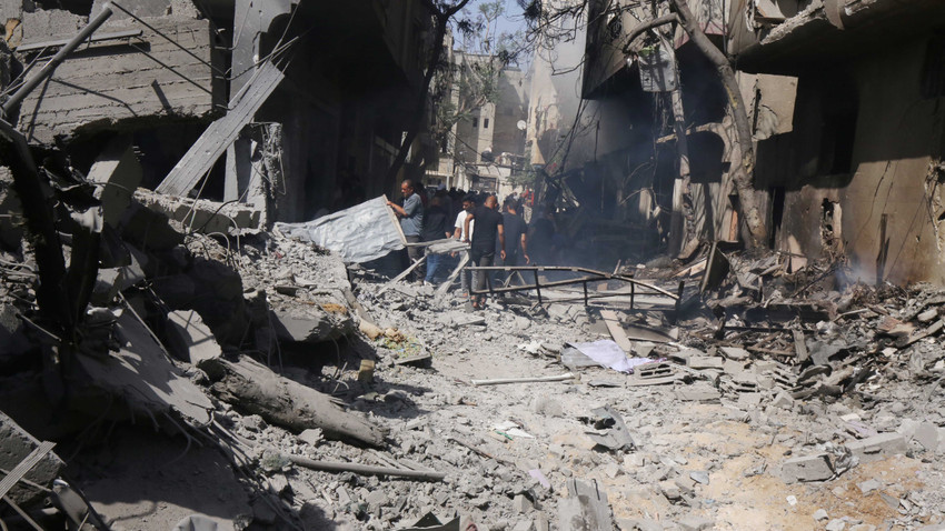 İsrail bombalarının 200'den fazla Filistinli'nin canını aldığı Nuseirat kenti