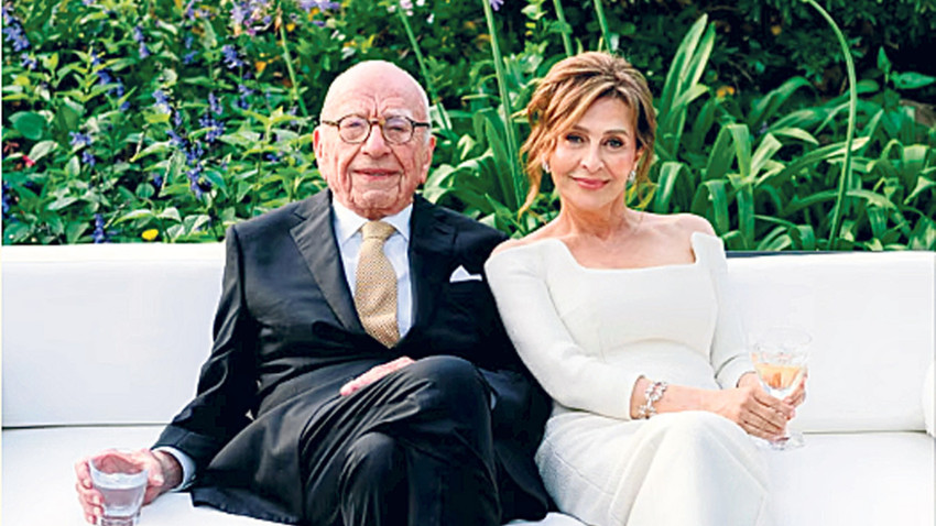 Rupert Murdoch Elena Zhukova ile California'da evlendi