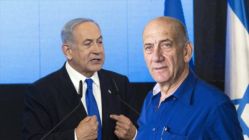 Eski Başbakan Olmert'ten Netanyahu'ya: Hakkınızda tutuklama kararı çıkarılacağı gün yaklaşıyor