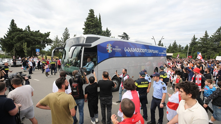 Gürcistan Milli Takımı EURO 2024'e veda etmesine rağmen ülkesinde coşkuyla karşılandı