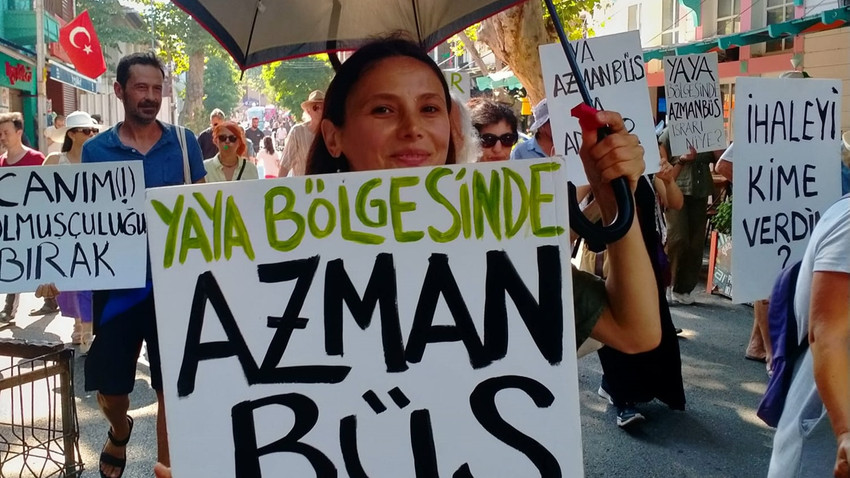 Adalar'da minibüs protestoları sürüyor: Azmanbüs vizyonsuzluktur, cehalettir