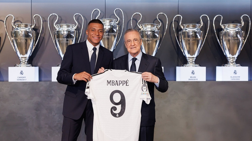 Mbappe, Real Madrid'e imza attı