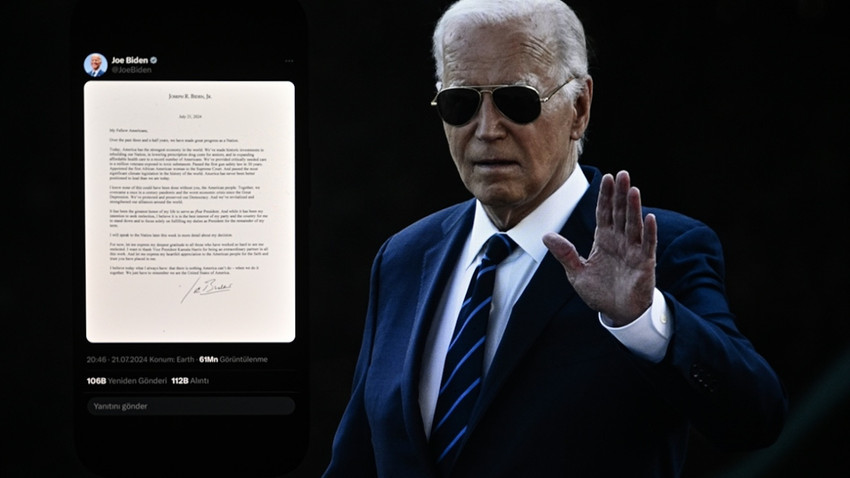 Biden'ın çekilme kararını ardından sosyal medyada 'Joever' patlaması