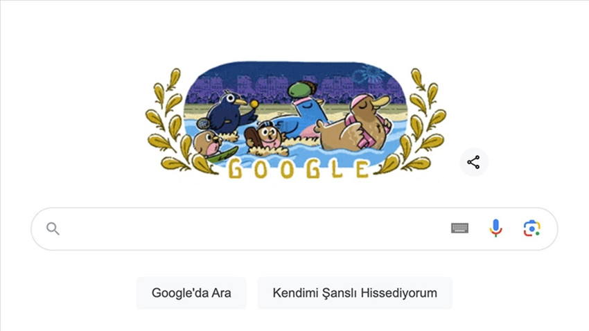 Google'dan Paris 2024 Yaz Olimpiyat Oyunları'na özel doodle