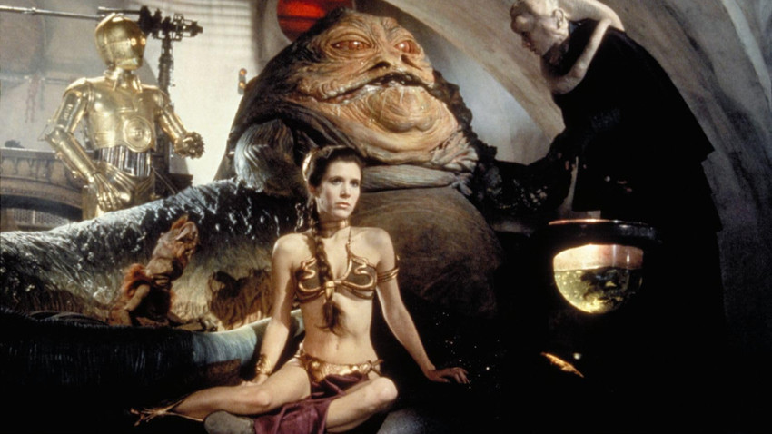 41 yıllık kostüm: Star Wars'ta Prenses Leia'nın giydiği altın bikini 175 bin dolara satıldı