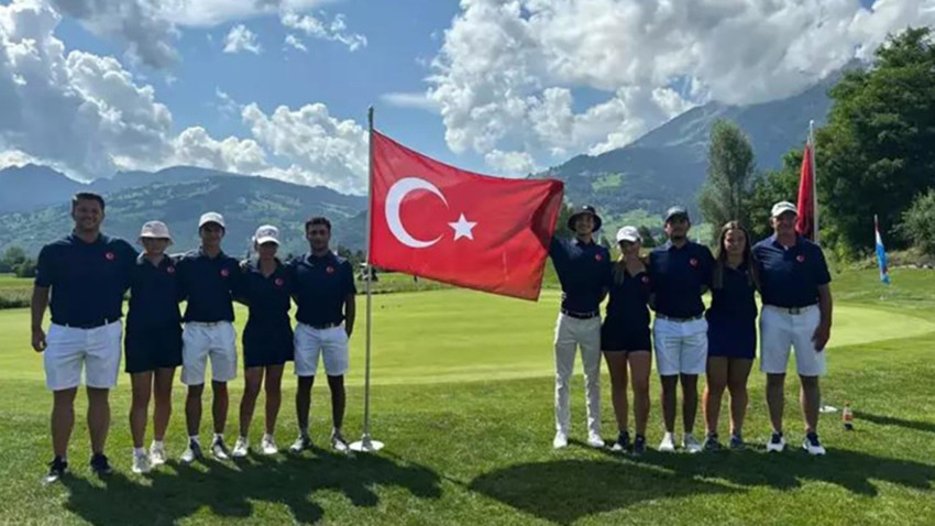 Milli golfçüler Avrupa Takımlar Şampiyonası'nda birinci oldu