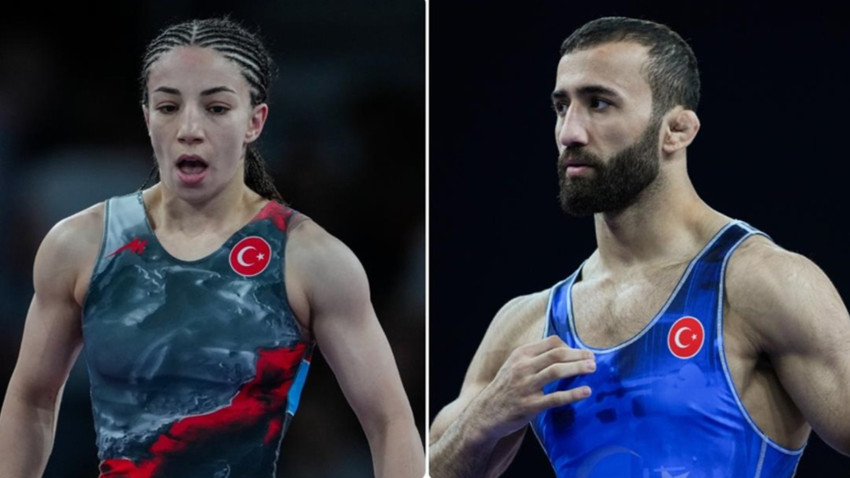 Milli güreşçiler Burhan Akbudak ve Evin Demirhan Yavuz Olimpiyat Oyunları'na veda etti