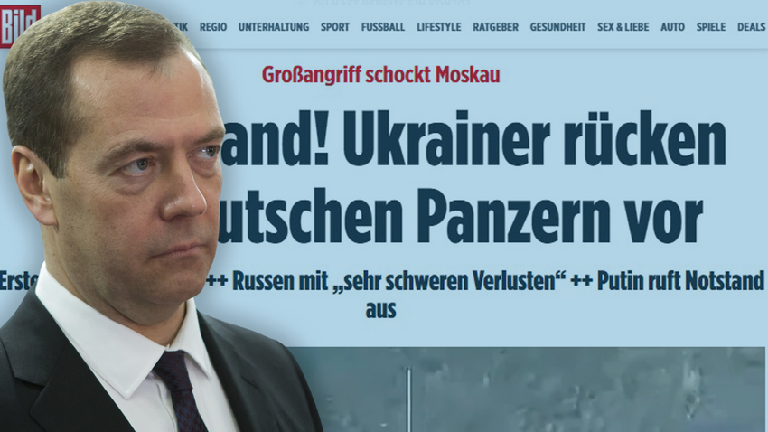 Rusya'dan Bild'e tepki: En iyi tanklarımızı Almanya'ya götürmek için her şeyi yapacağız