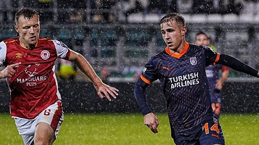 UEFA Konferans Ligi play-off turu: St. Patrick's-Başakşehir maçında gol sesi çıkmadı