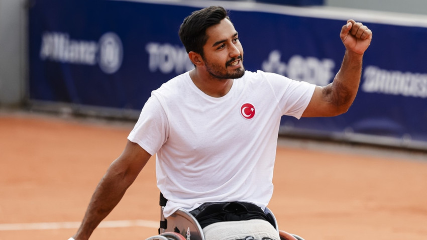 Paralimpik Oyunları'nda tekerlekli sandalye teniste quad kategorisinde Ahmet Kaplan 4'üncü oldu