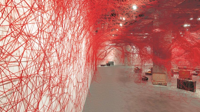 Chiharu Shiota: Dünyalar Arasında sergisi İstanbul Modern'de açıldı