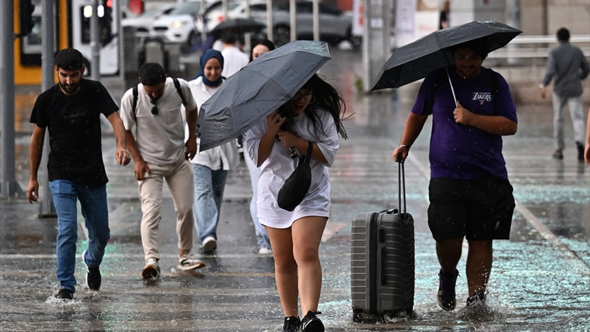 Meteoroloji uyardı: Kuvvetli yağış ve rüzgara dikkat