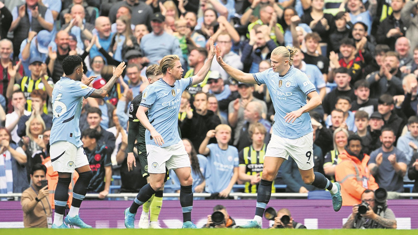 1990’larda İngiltere’de üçüncü lige kadar gerileyen Manchester City şimdilerde dünyanın en büyükleri arasında (Fotoğraf: Getty Images)