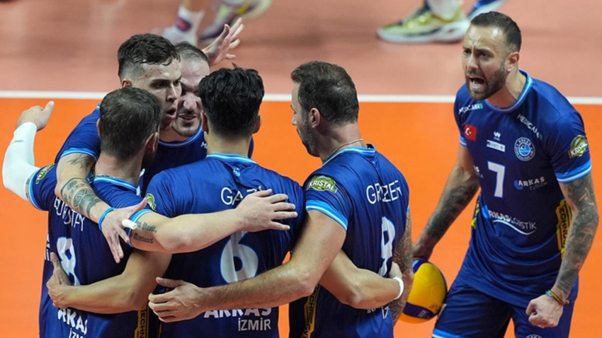 Voleybolda Erkekler AXA Sigorta Şampiyonlar Kupası'nın sahibi Arkas Spor oldu