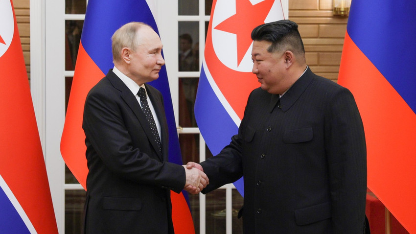 Kim Jong-un 'en yakın yoldaşı' Putin'in doğum gününü kutladı