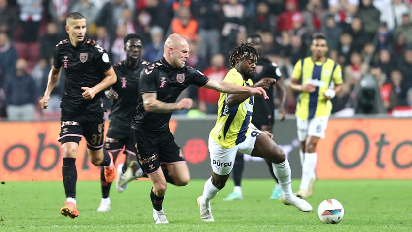 Fenerbahçe Samsunspor deplasmanında takıldı, bir puanla dönüyor