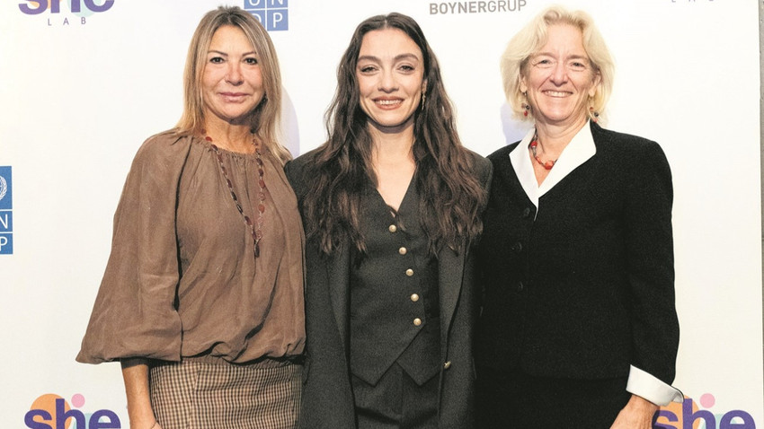 Ümit Boyner, Merve Dizdar ve Louisa Vinton