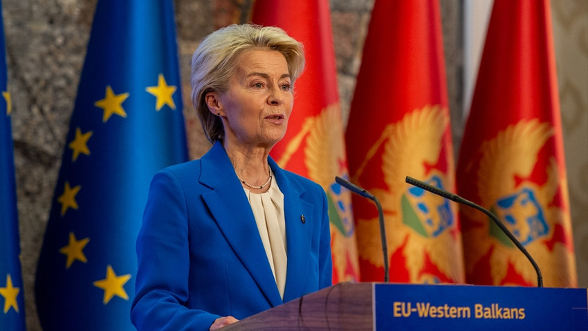 AB Komisyonu Başkanı Von der Leyen: Karadağ 2028'de üyelik hedefine ulaşabilir