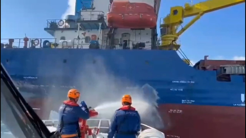 Marmara Denizi’nde gemi yangını: 2 işçi hayatını kaybetti