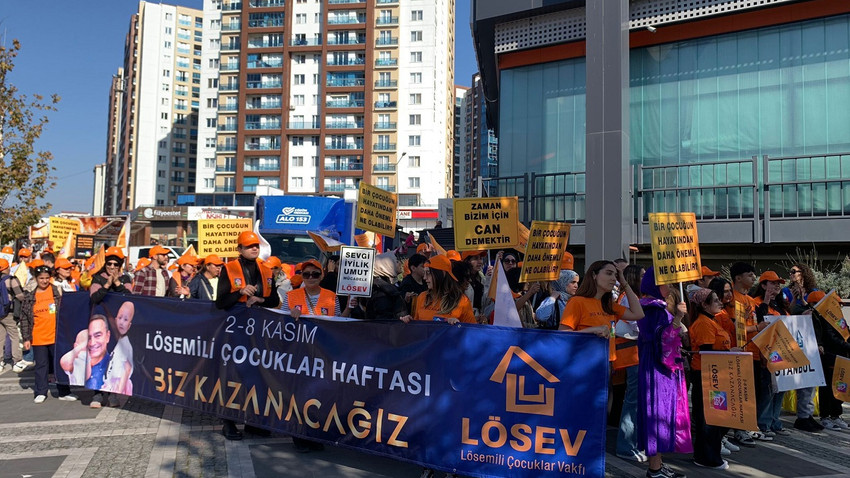 Lösemili Çocuklar haftası: LÖSEV'den farkındalık yürüyüşü