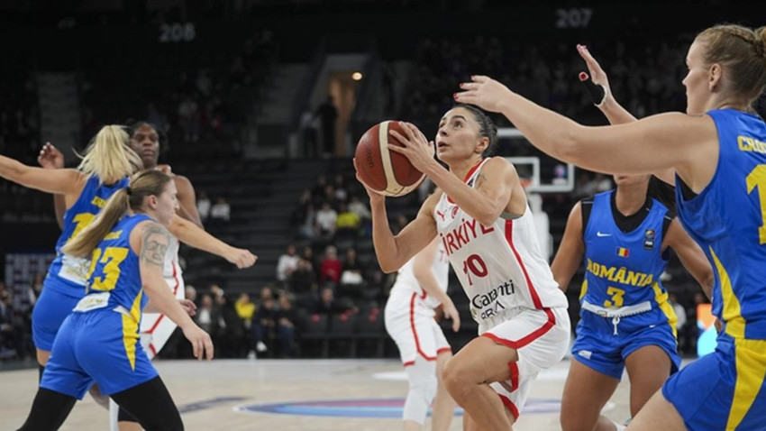 A Milli Kadın Basketbol Takımı Romanya'yı 101-54 yendi