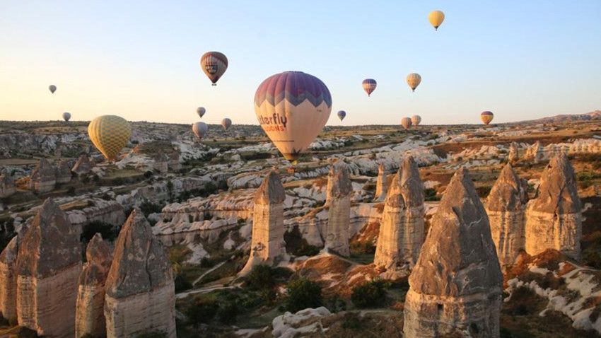 Kapadokya'da balon turları hafta sonuna kadar ertelendi