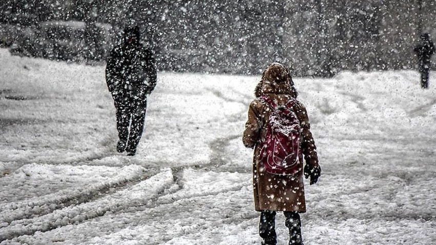 Erzincan’da yoğun kar nedeniyle okullar yarın tatil edildi