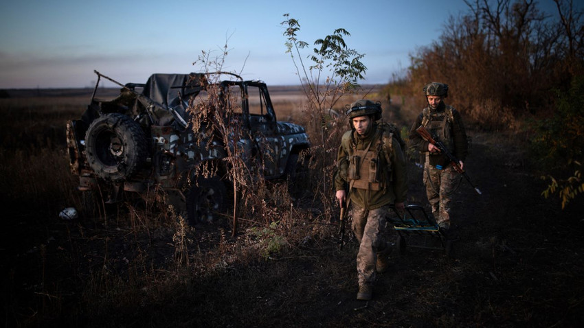 28. Mekanize Tugay'a bağlı Ukraynalı askerler 9 Ekim 2024 tarihinde Toretsk, Ukrayna yakınlarındaki bir cephe hattında (Tyler Hicks/The New York Times)