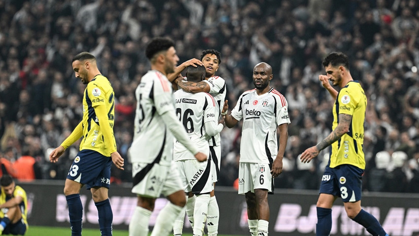 Dev derbi Beşiktaş'ın: Fenerbahçe'yi devirdi, 5 maçlık galibiyet orucuna son verdi