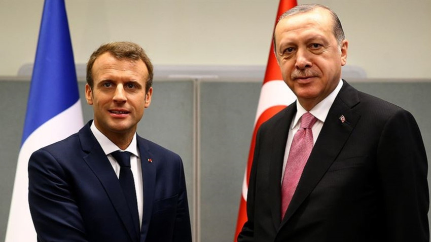 Erdoğan ile görüşen Macron: Türkiye ile ikili ilişkilerde olumlu bir gündem oluşturmaya hazırız