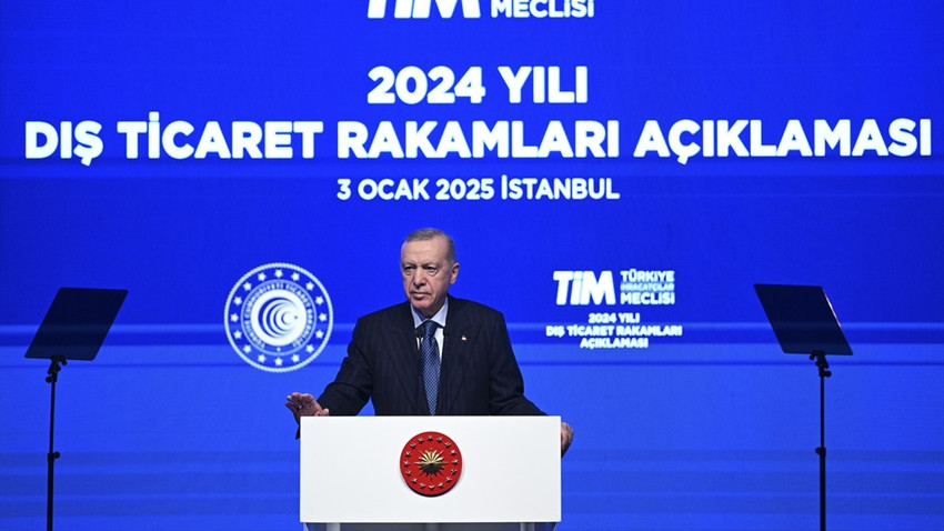 Cumhurbaşkanı Erdoğan: 2024 yılı ihracatımız 262 milyar dolara çıktı