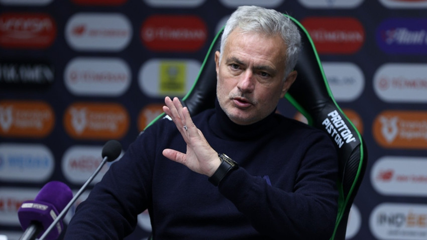 Konyaspor galibiyeti sonrası Mourinho: Bazı maçların hikayesi önceden yazılıyor