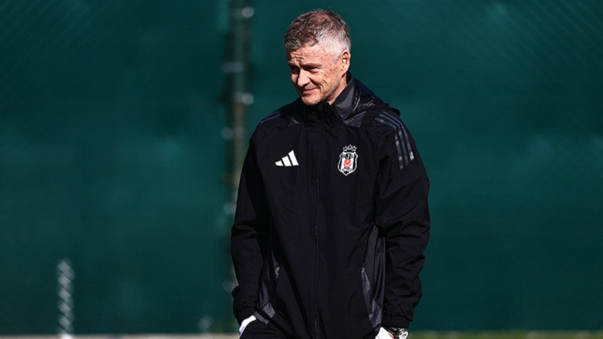 Beşiktaş'ta teknik direktör Ole Gunnar Solskjaer ilk idmanına çıktı