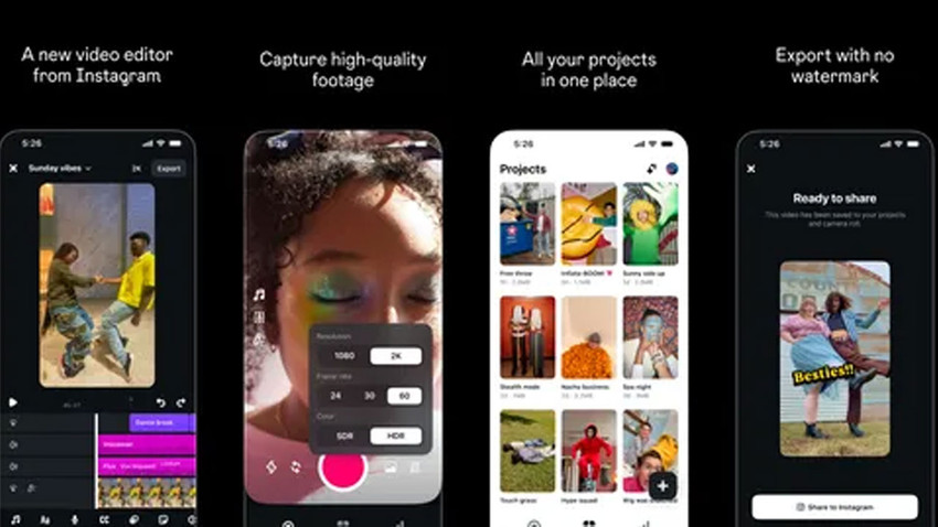 Instagram yeni video uygulaması Edits'i duyurdu