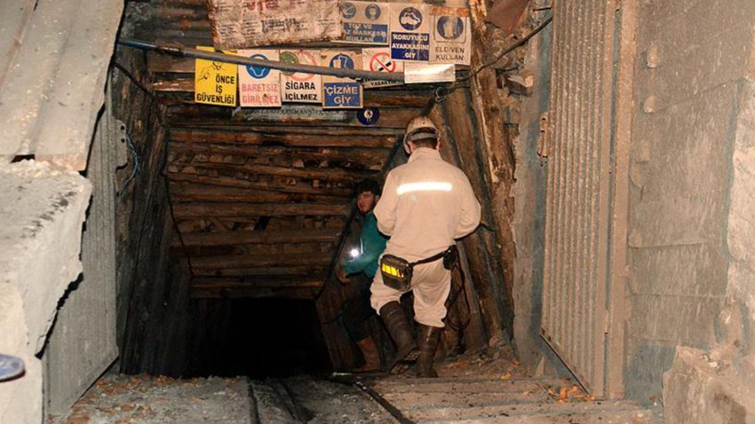 Krom maden ocağında kavlak sökümü sırasında kaya düşmesi sonucu iş kazası meydana geldi