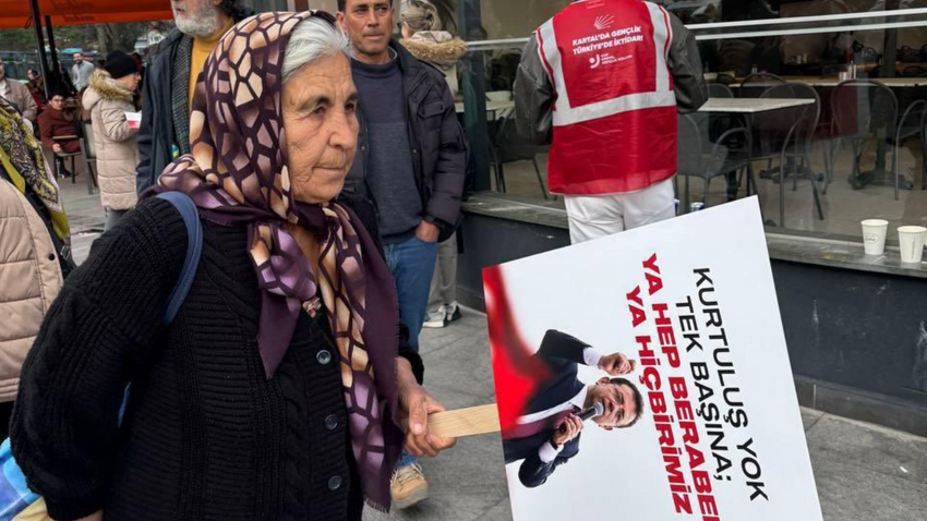 Çağlayan'da İmamoğlu hareketliliği
