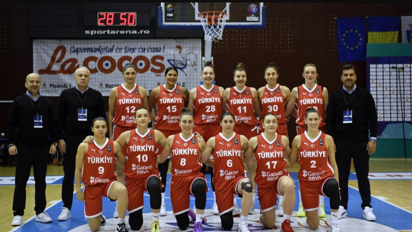 A Milli Kadın Basketbol Takımı Romanya'yı deplasmanda 99-61 yendi