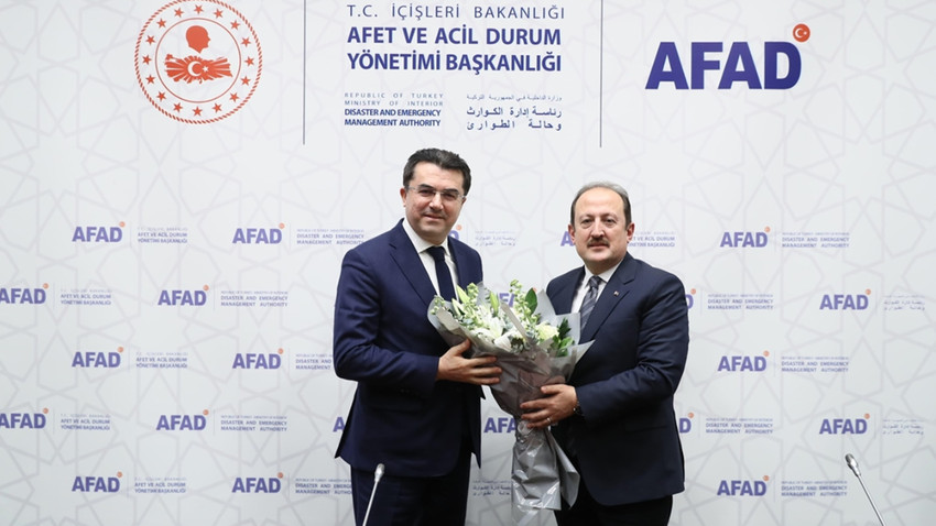 AFAD Başkanlığı'na atanan Ali Hamza Pehlivan göreve başladı