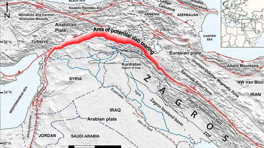 Araştırmacılar Türkiye-İran arasında dev yarık keşfetti