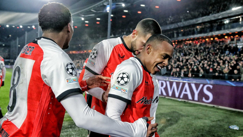 Milan'dan turnuvaya veda: Feyenoord, Şampiyonlar Ligi son 16 turuna yükseldi